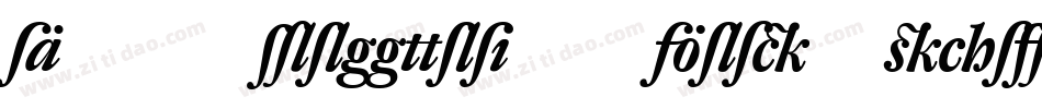 DTLProkyonST Bold Italic字体转换